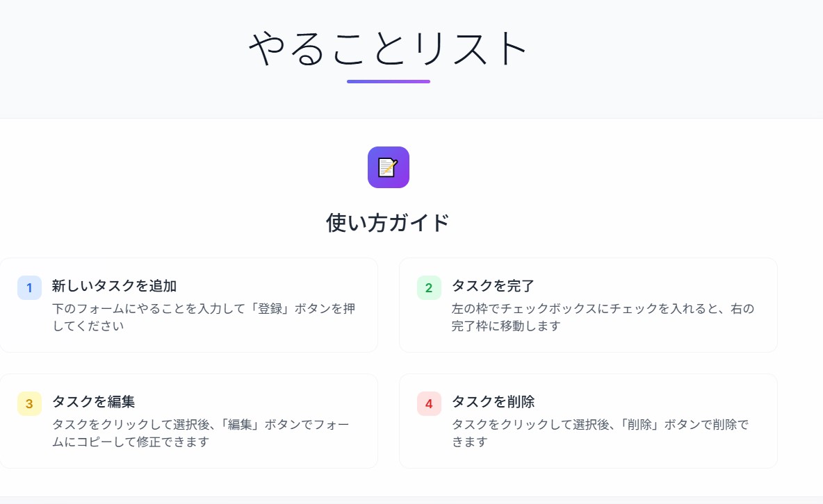 やることリスト